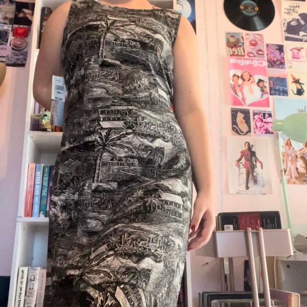 NWT vintage half moon bay vintage maxi dress size large